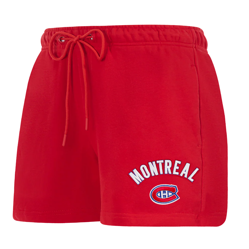 NHL MONTRÉAL CANADIENS CLASSIC WOMEN'S FLEECE SHORT (RED)
