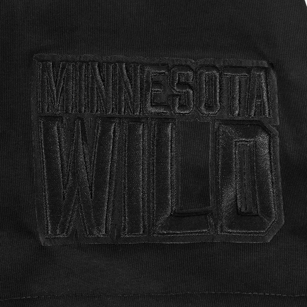 NHL MINNESOTA WILD NEUTRAL MEN'S DROP SHOULDER TEE (BLACK) - Image 7