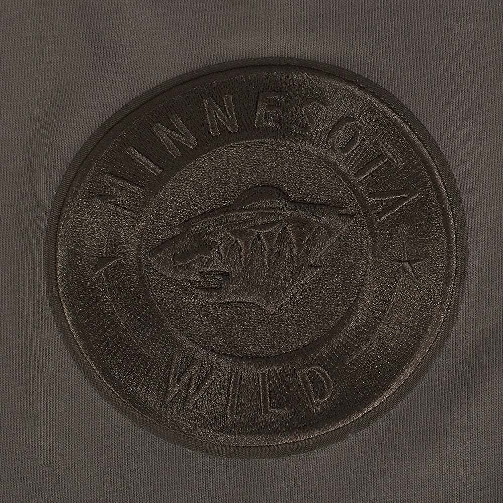 NHL MINNESOTA WILD NEUTRAL MEN'S DROP SHOULDER TEE (DARK TAUPE) - Image 6