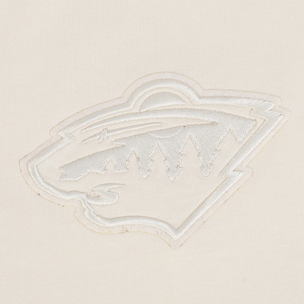 NHL MINNESOTA WILD NEUTRAL MEN'S DROP SHOULDER TEE (EGGSHELL) - Image 5