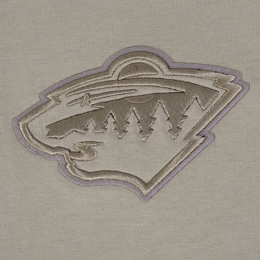NHL MINNESOTA WILD NEUTRAL MEN'S DROP SHOULDER TEE (TAUPE) - Image 5