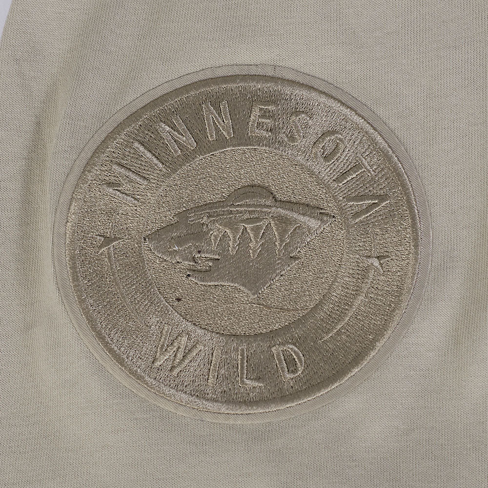 NHL MINNESOTA WILD NEUTRAL MEN'S DROP SHOULDER TEE (TAUPE) - Image 6