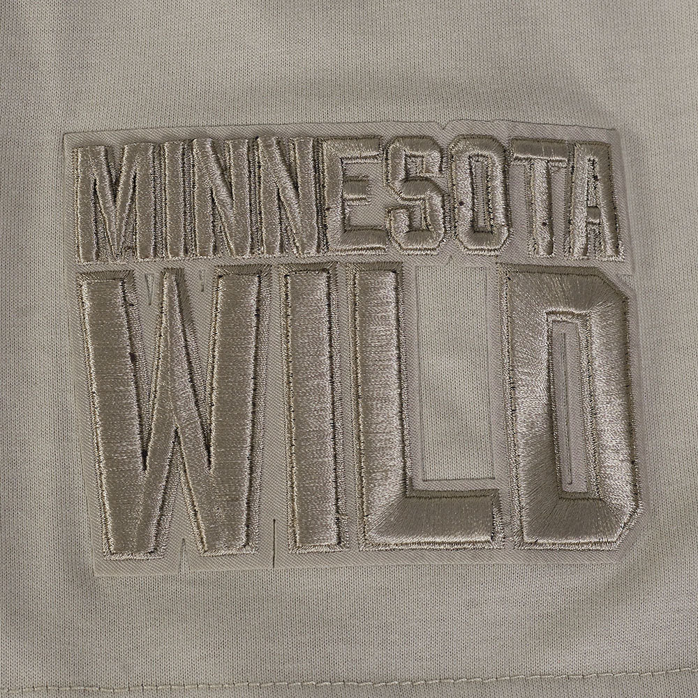 NHL MINNESOTA WILD NEUTRAL MEN'S DROP SHOULDER TEE (TAUPE) - Image 7