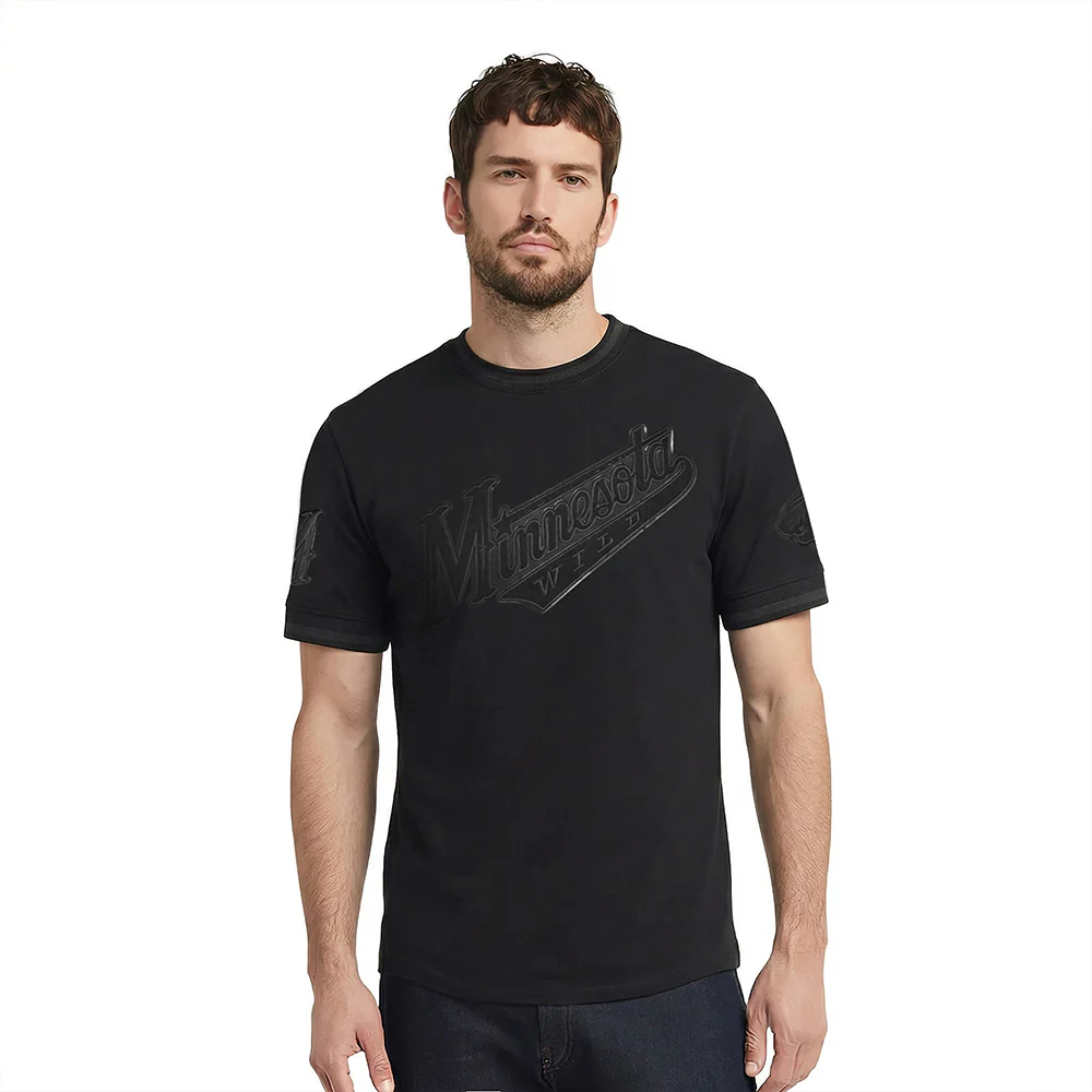 NHL MINNESOTA WILD TRIPLE BLACK MEN'S DK TEE (TRIPLE BLACK)