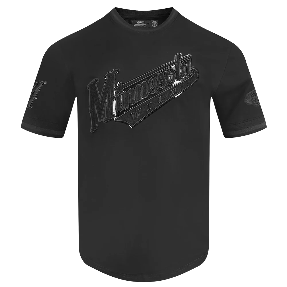 NHL MINNESOTA WILD TRIPLE BLACK MEN'S DK TEE (TRIPLE BLACK) - Image 3