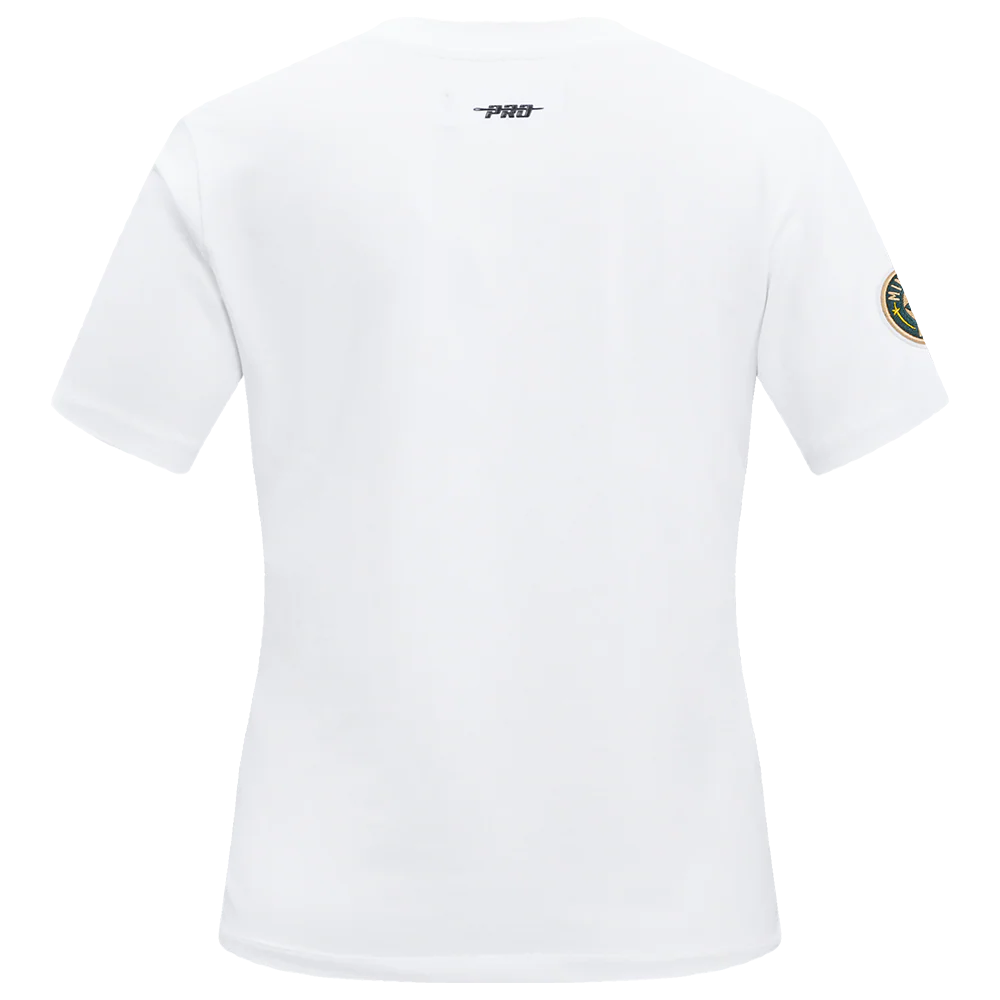 NHL MINNESOTA WILD CLASSIC WOMEN'S SLIM FIT TEE (WHITE) - Image 4