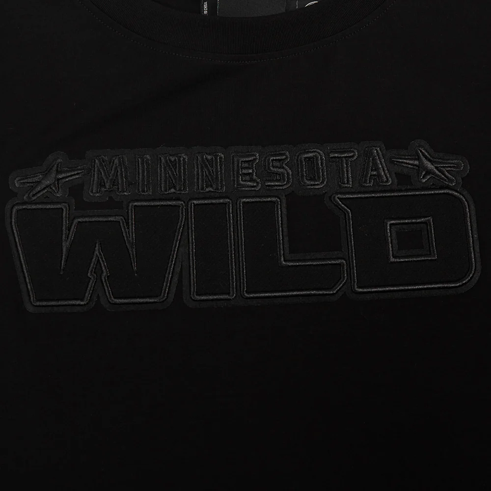 NHL MINNESOTA WILD NEUTRAL WOMEN'S BOXY TEE (BLACK) - Image 6