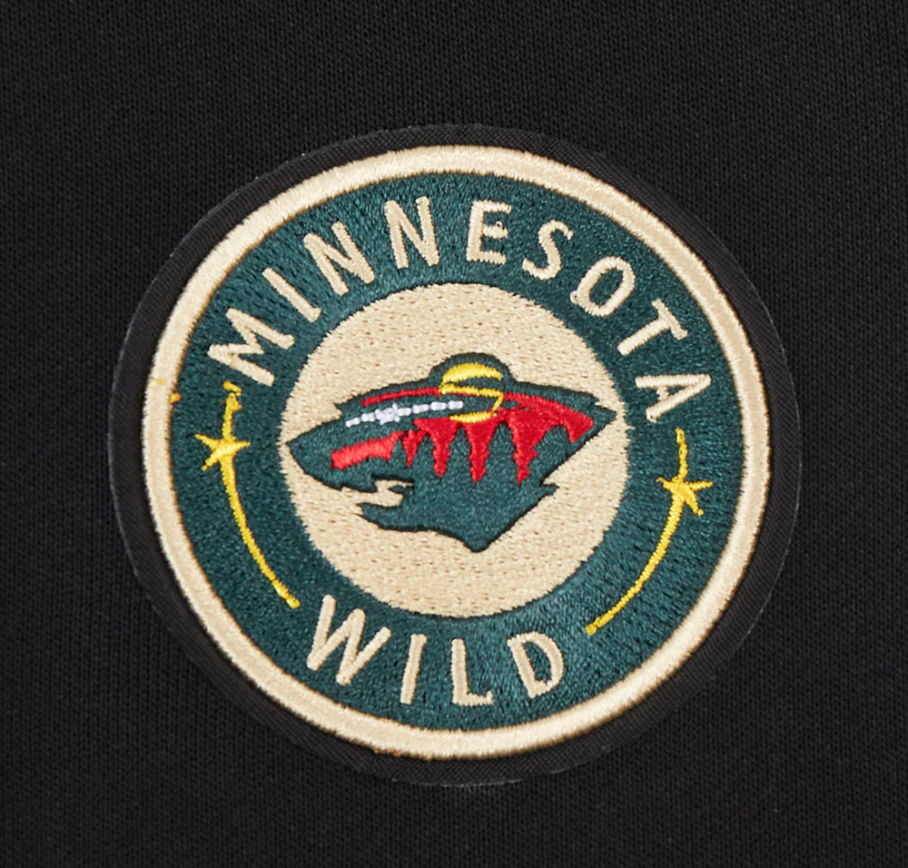 NHL MINNESOTA WILD CLASSIC WOMEN'S FLEECE HOODIE DRESS (BLACK) - Image 7