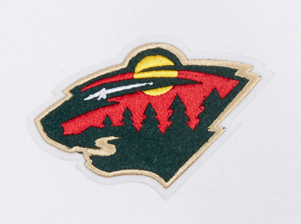 NHL MINNESOTA WILD CLASSIC WOMEN'S FLEECE HOODIE DRESS (WHITE) - Image 5
