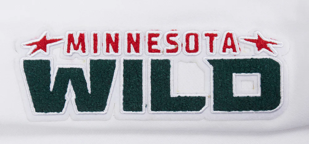 NHL MINNESOTA WILD CLASSIC WOMEN'S FLEECE HOODIE DRESS (WHITE) - Image 6