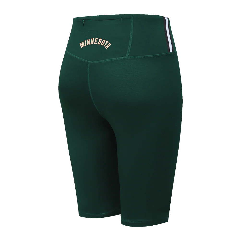 NHL MINNESOTA WILD CLASSIC WOMEN'S COTTON BIKE SHORT (FOREST GREEN) - Image 4