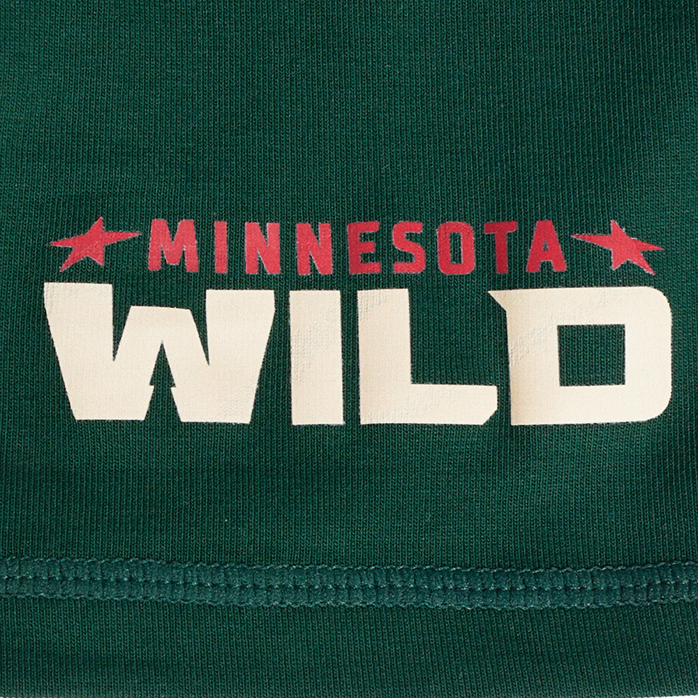 NHL MINNESOTA WILD CLASSIC WOMEN'S COTTON BIKE SHORT (FOREST GREEN) - Image 7