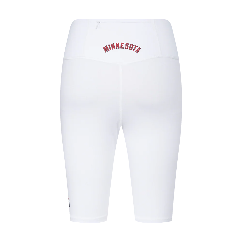 NHL MINNESOTA WILD CLASSIC WOMEN'S COTTON BIKE SHORT (WHITE) - Image 4