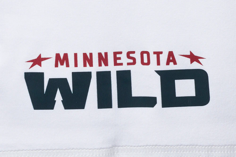 NHL MINNESOTA WILD CLASSIC WOMEN'S COTTON BIKE SHORT (WHITE) - Image 6