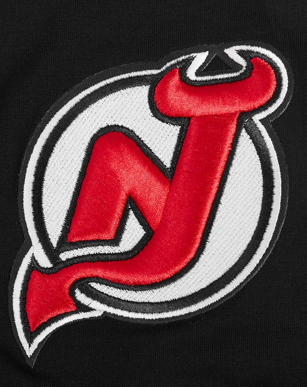 NHL NEW JERSEY DEVILS CLASSIC CHENILLE MEN'S TEE (BLACK) - Image 8