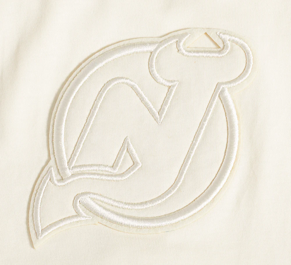 NHL NEW JERSEY DEVILS NEUTRAL MEN'S DROP SHOULDER TEE (EGGSHELL) - Image 5