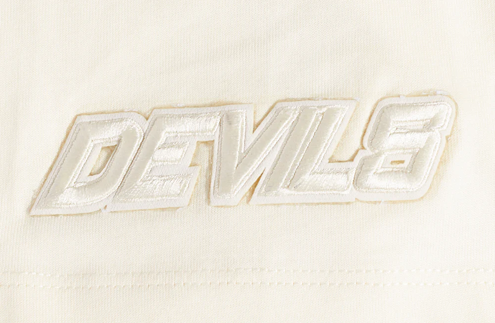 NHL NEW JERSEY DEVILS NEUTRAL MEN'S DROP SHOULDER TEE (EGGSHELL) - Image 7