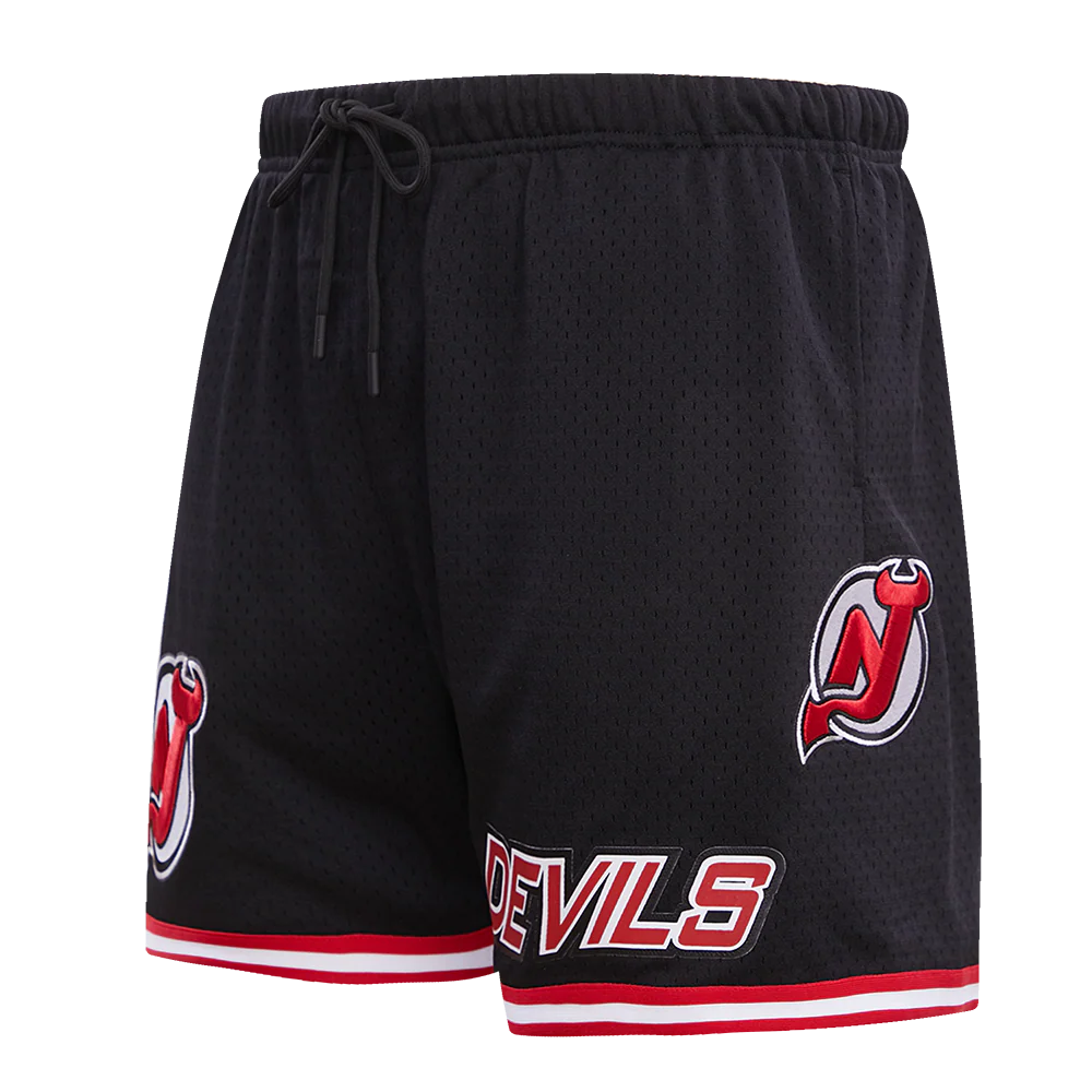 NHL NEW JERSEY DEVILS CLASSIC MESH MEN'S SHORT (BLACK/RED)