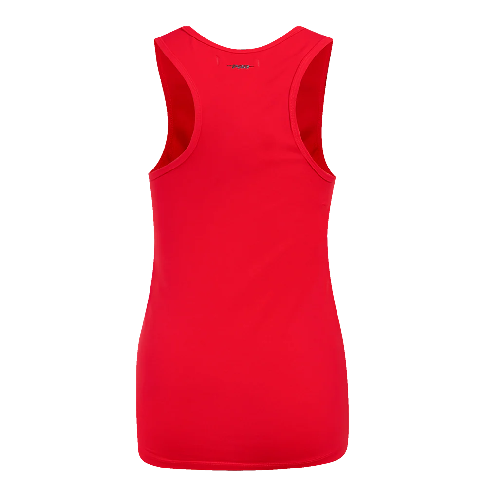NHL NEW JERSEY DEVILS CLASSIC WOMEN'S RELAXED FIT RACERBACK (RED) - Image 3