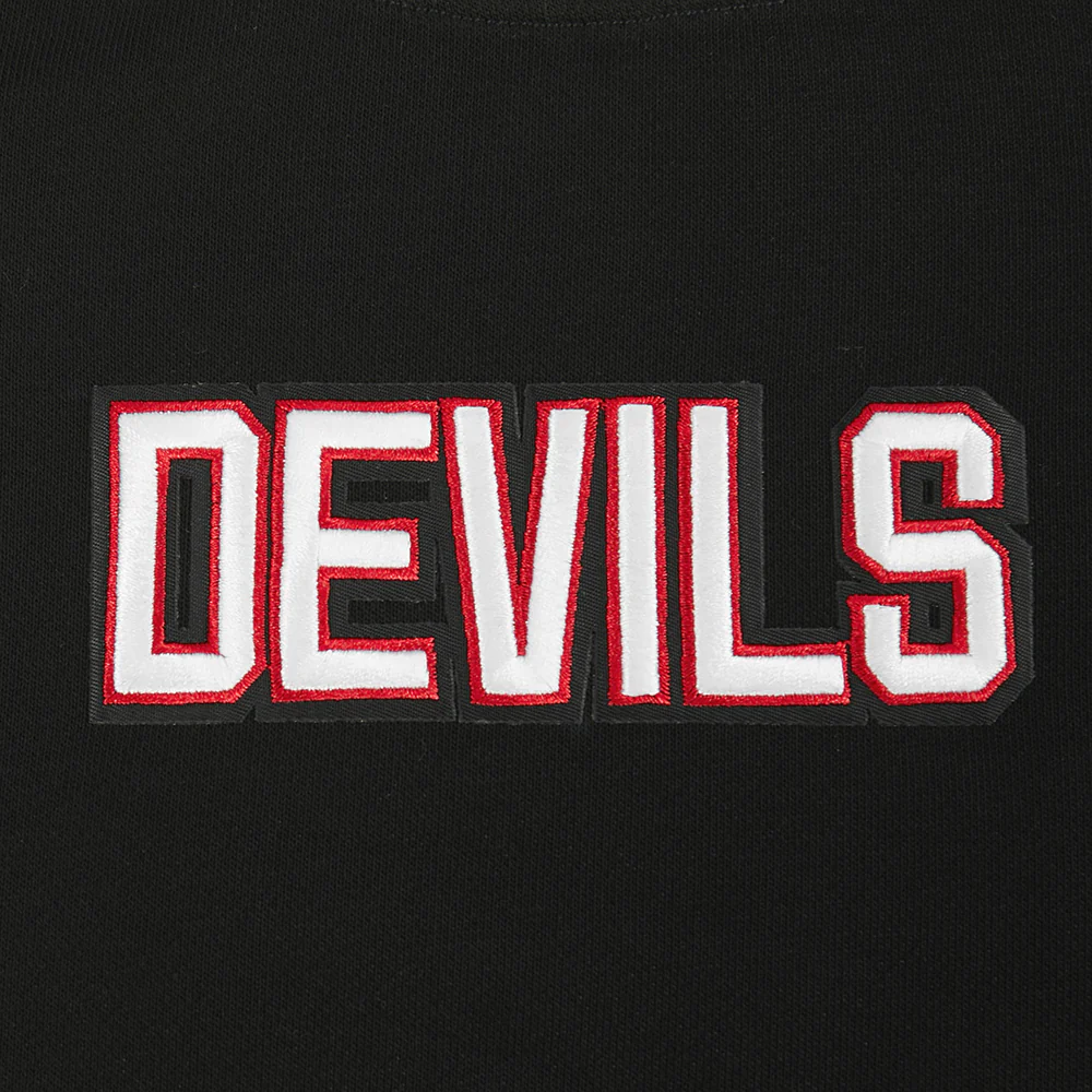 NHL NEWOMEN'S JERSEY DEVILS WINGSPAN WOMEN'S FLC CREWNECK (BLACK) - Image 11
