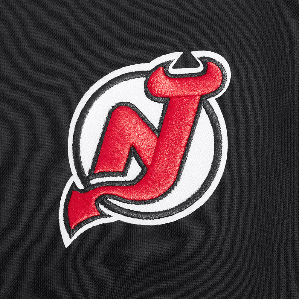 NHL NEWOMEN'S JERSEY DEVILS WINGSPAN WOMEN'S FLC CREWNECK (BLACK) - Image 8