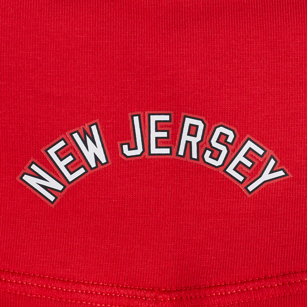 NHL NEW JERSEY DEVILS CLASSIC WOMEN'S COTTON BIKE SHORT (RED) - Image 5