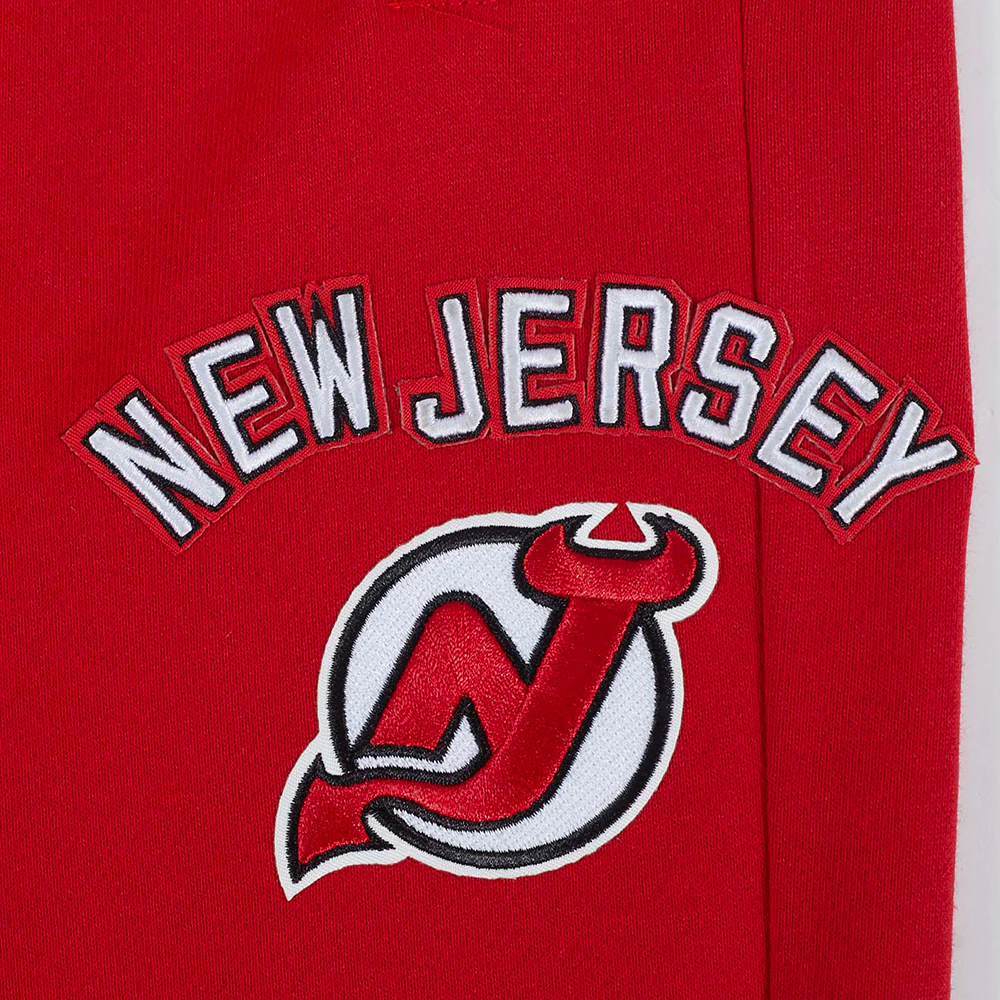 NHL NEW JERSEY DEVILS CLASSIC WOMEN'S FLEECE SWEATPANT (RED) - Image 7