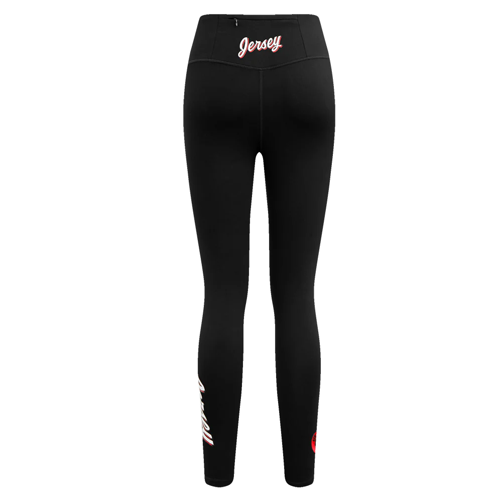 NHL NEW JERSEY DEVILS CLASSIC WOMEN'S JERSEY LEGGING (BLACK) - Image 4