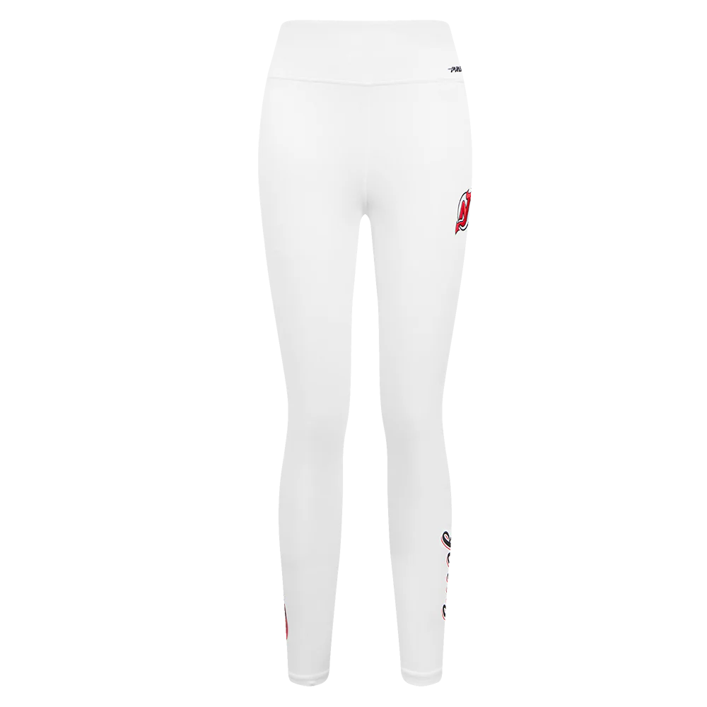 NHL NEW JERSEY DEVILS CLASSIC WOMEN'S JERSEY LEGGING (WHITE) - Image 2