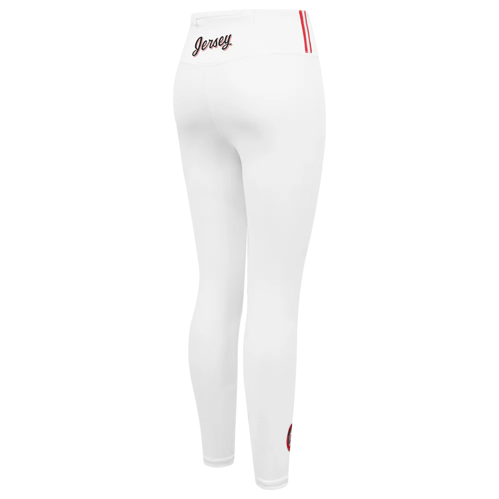 NHL NEW JERSEY DEVILS CLASSIC WOMEN'S JERSEY LEGGING (WHITE) - Image 3