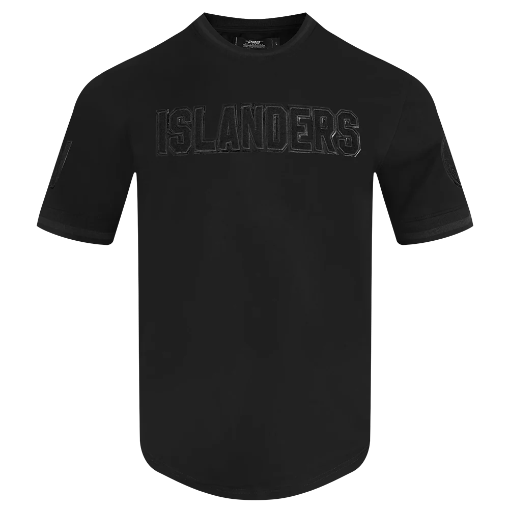 NHL NEW YORK ISLANDERS TRIPLE BLACK MEN'S DK TEE (TRIPLE BLACK) - Image 3