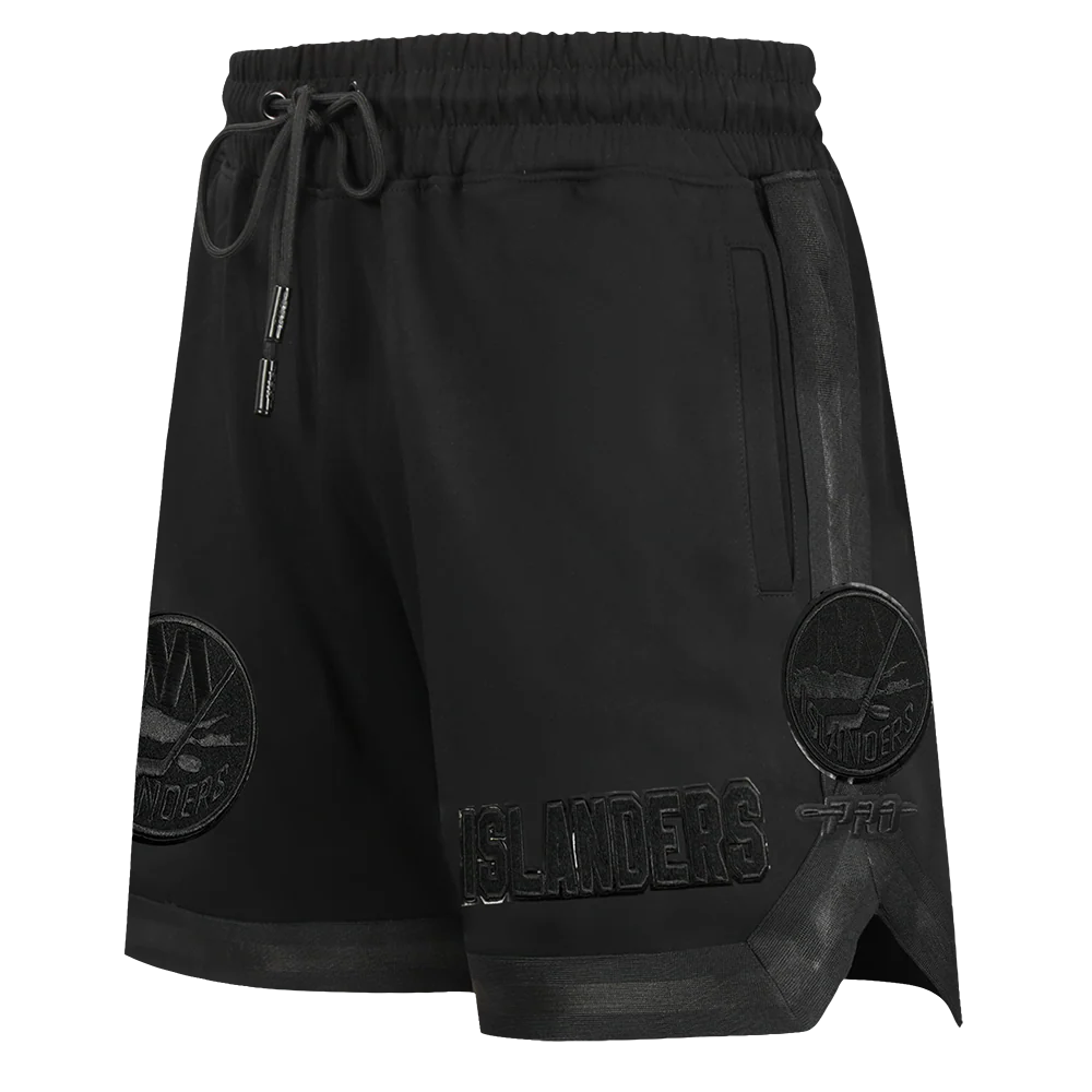 NHL NEW YORK ISLANDERS TRIPLE BLACK MEN'S DK SHORT (TRIPLE BLACK) - Image 4