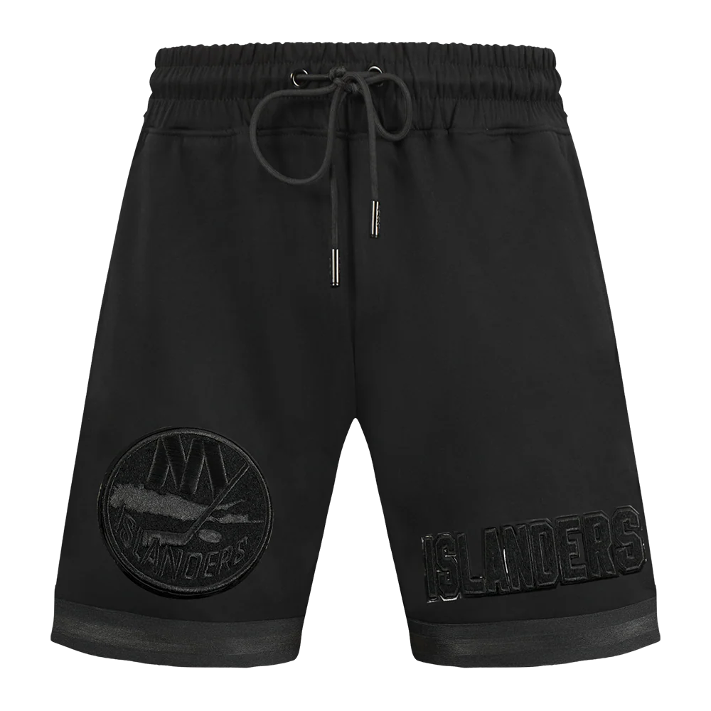 NHL NEW YORK ISLANDERS TRIPLE BLACK MEN'S DK SHORT (TRIPLE BLACK) - Image 5