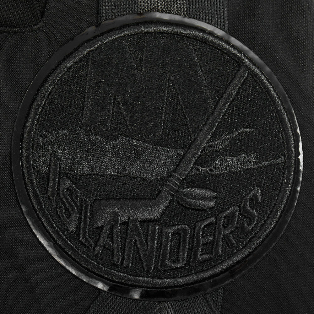 NHL NEW YORK ISLANDERS TRIPLE BLACK MEN'S DK SHORT (TRIPLE BLACK) - Image 9