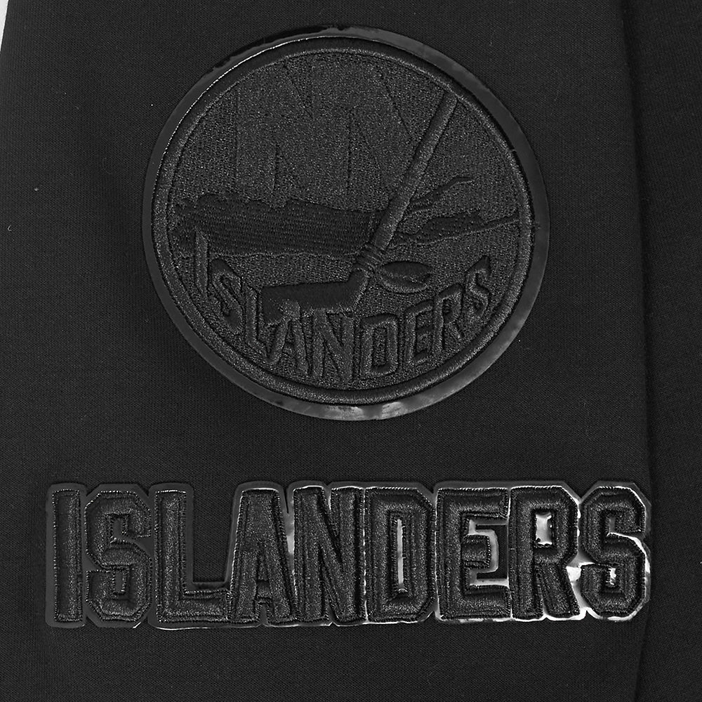 NHL NEW YORK ISLANDERS TRIPLE BLACK MEN'S DK FZ PO HOODIE (TRIPLE BLACK) - Image 10