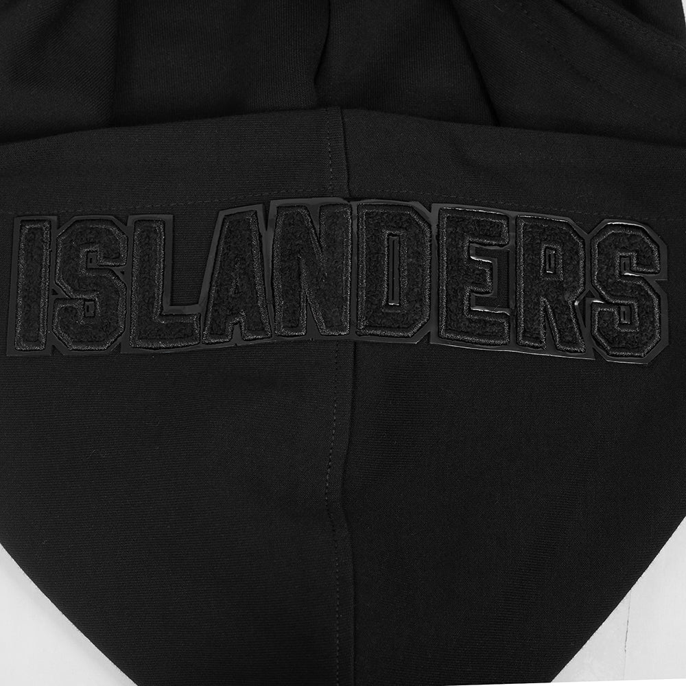 NHL NEW YORK ISLANDERS TRIPLE BLACK MEN'S DK FZ PO HOODIE (TRIPLE BLACK) - Image 7