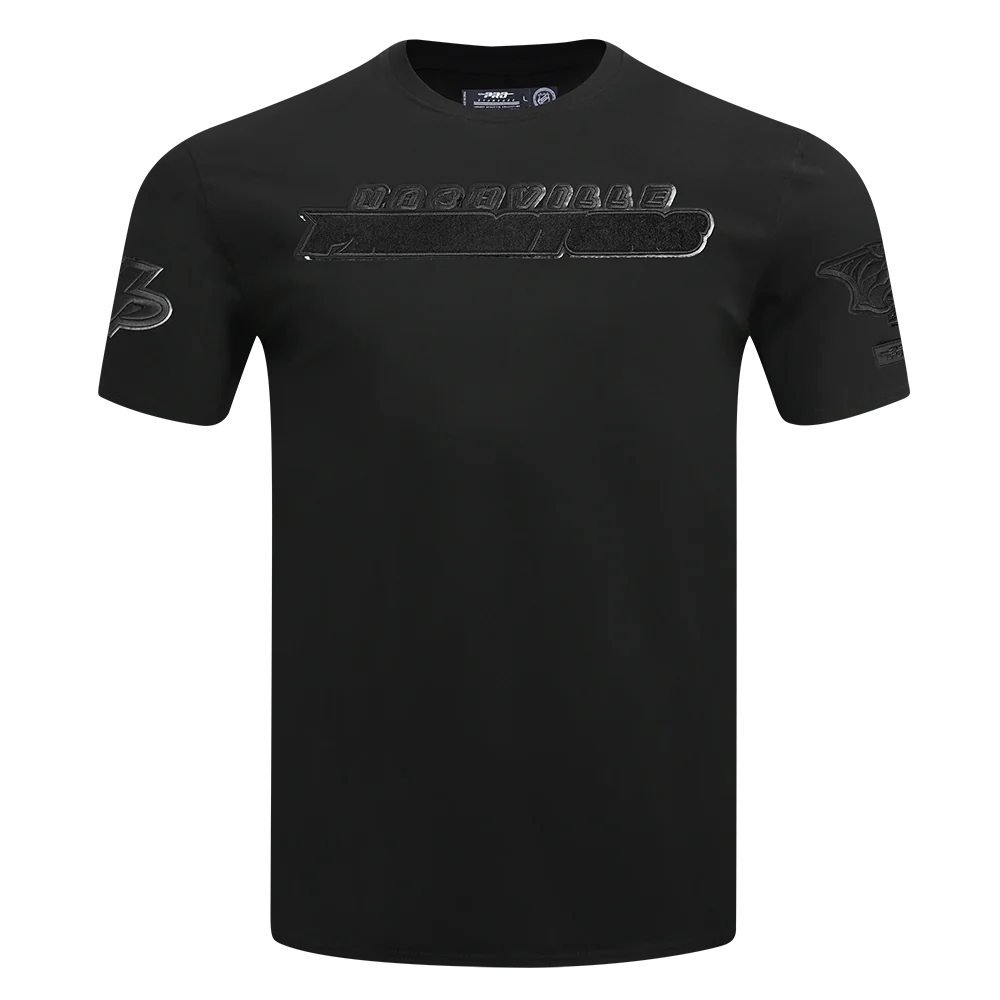 NHL NASHVILLE PREDATORS TRIPLE BLACK MEN'S SJ TEE (TRIPLE BLACK) - Image 3