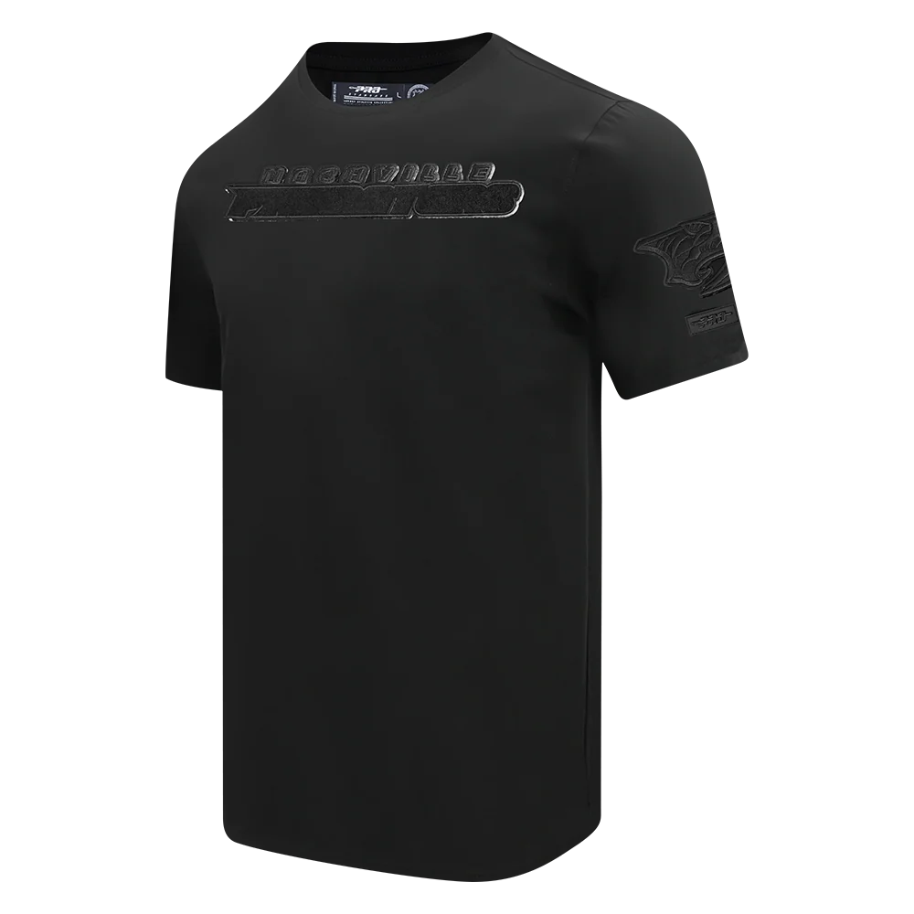 NHL NASHVILLE PREDATORS TRIPLE BLACK MEN'S SJ TEE (TRIPLE BLACK) - Image 4
