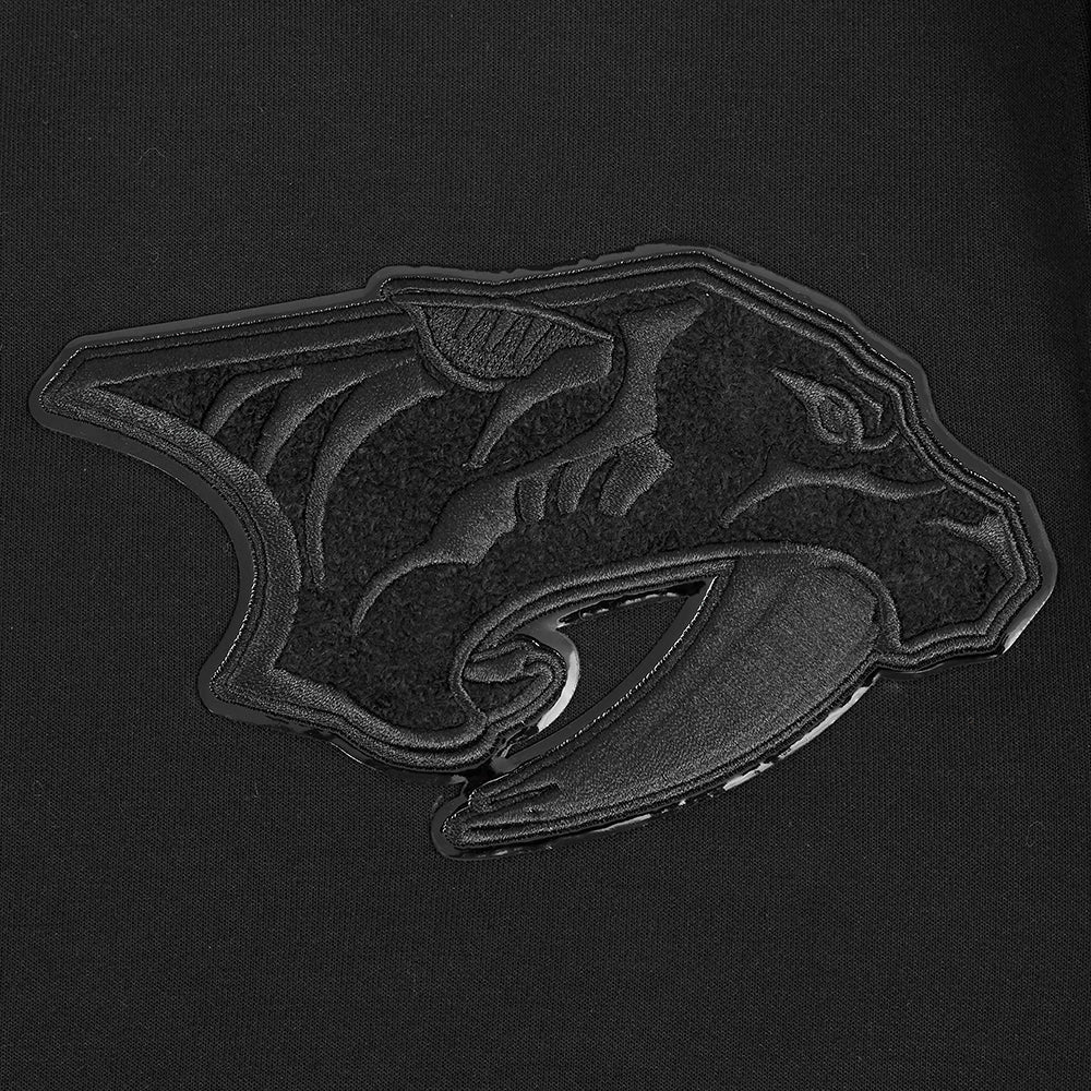 NHL NASHVILLE PREDATORS TRIPLE BLACK MEN'S DK FZ PO HOODIE (TRIPLE BLACK) - Image 10