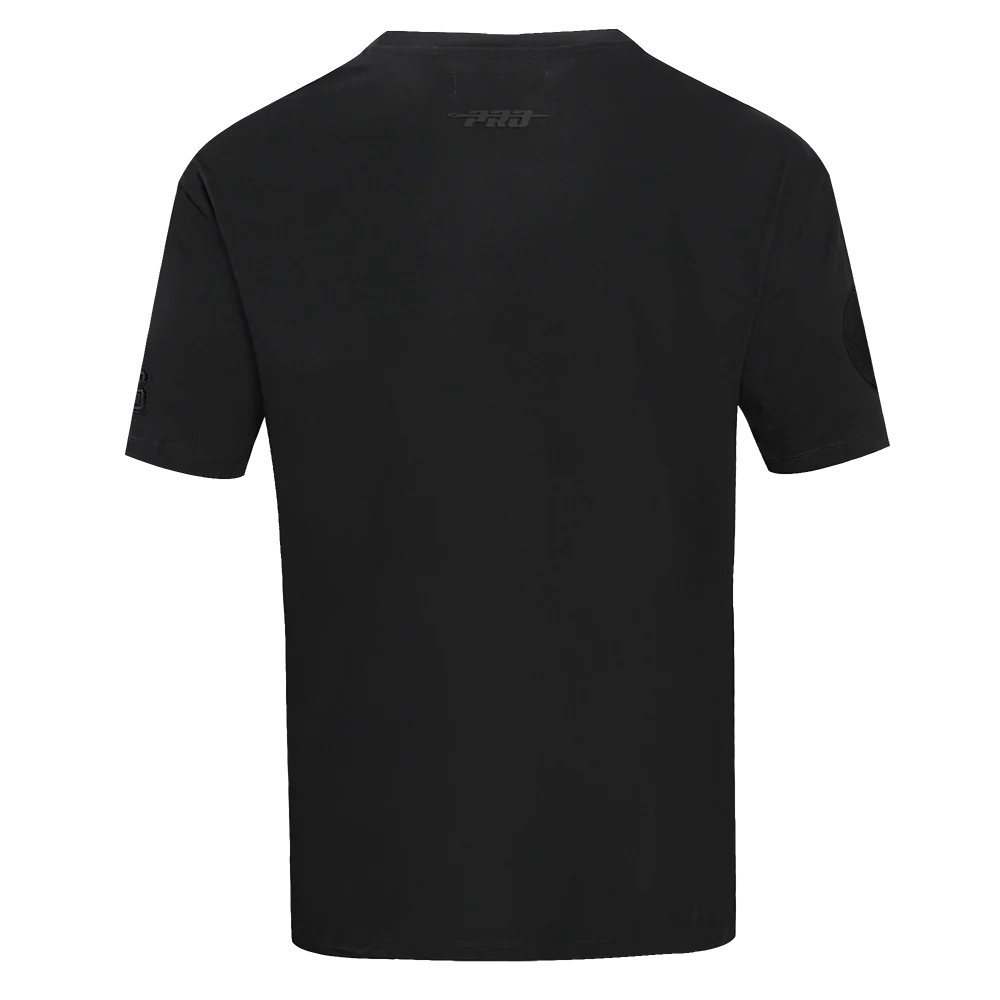 NHL NEW YORK RANGERS NEUTRAL COTTON JERSEY DROP SHOULDER TEE (BLACK) - Image 6