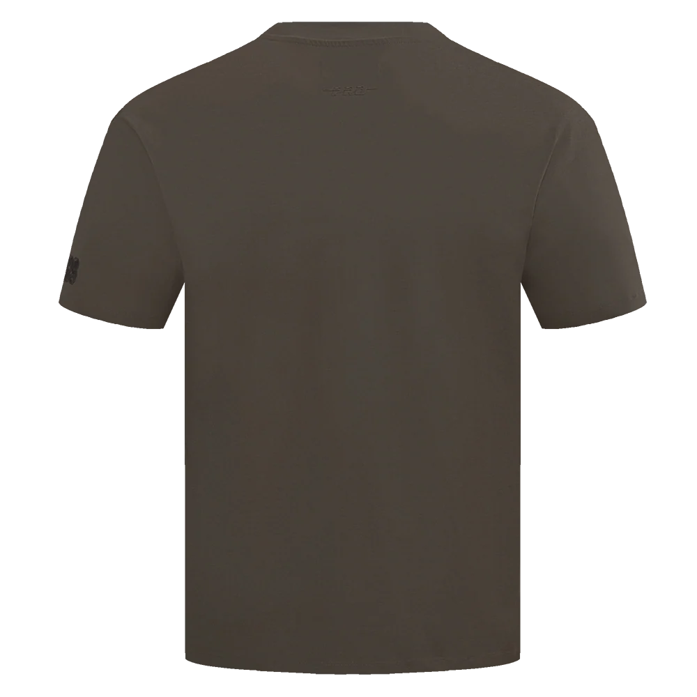 NHL NEW YORK RANGERS NEUTRAL MEN'S DROP SHOULDER TEE (DARK TAUPE) - Image 3