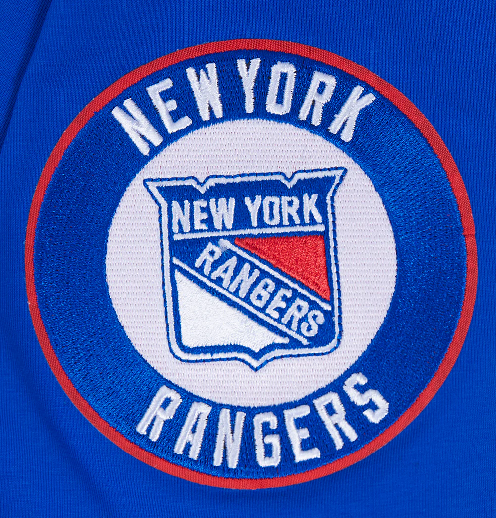 NHL NEW YORK RANGERS SCRIPT TAIL MEN'S   TEE (ROYAL BLUE) - Image 6