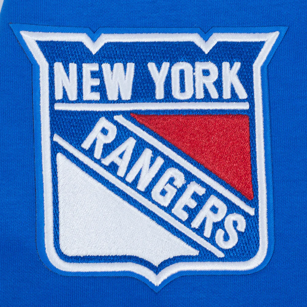 NHL NEW YORK RANGERS CLASSIC MEN'S WARM UP JACKET (ROYAL BLUE) - Image 12