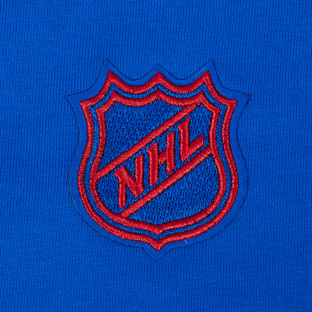NHL NEW YORK RANGERS WINGSPAN MEN'S COTTON JERSEY DROP SHOULDER TEE (ROYAL BLUE) - Image 8