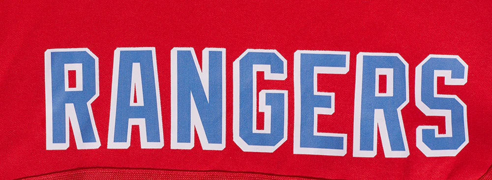 NHL NEW YORK RANGERS CLASSIC CHENILLE MEN'S SHORT (RED) - Image 5