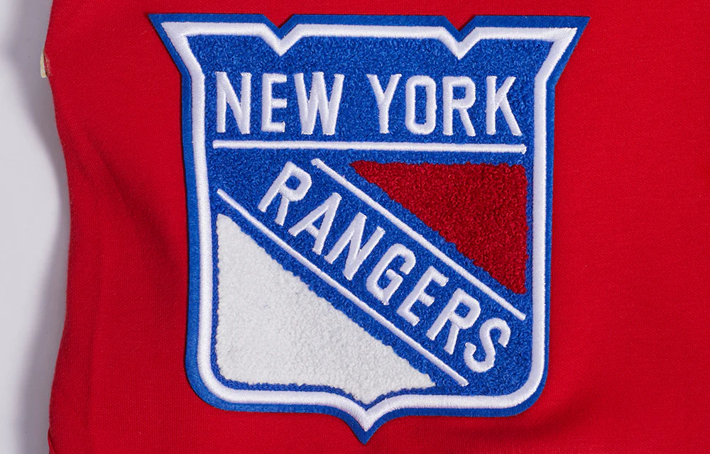 NHL NEW YORK RANGERS CLASSIC CHENILLE MEN'S SHORT (RED) - Image 6