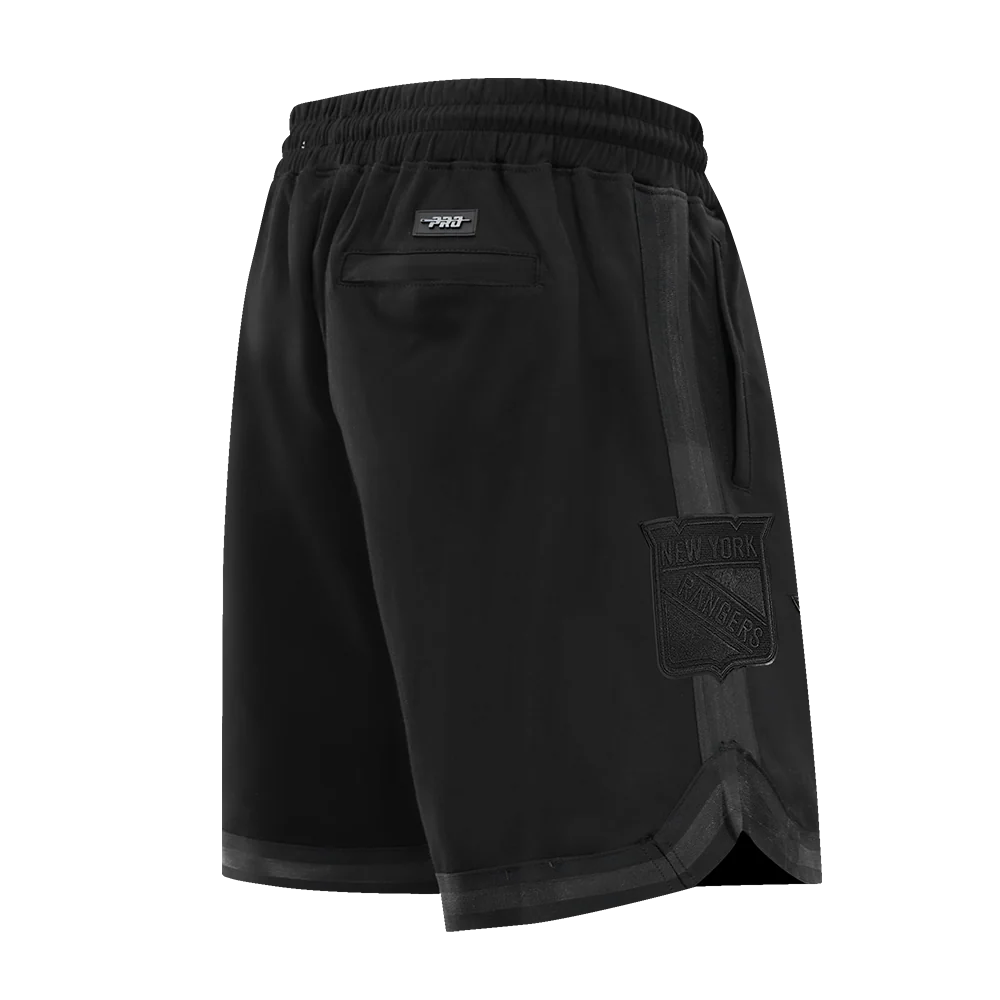 NHL NEW YORK RANGERS CLASSIC TRIPLE BLACK MEN'S MEN'S DK SHORT (TRIPLE BLACK) - Image 6