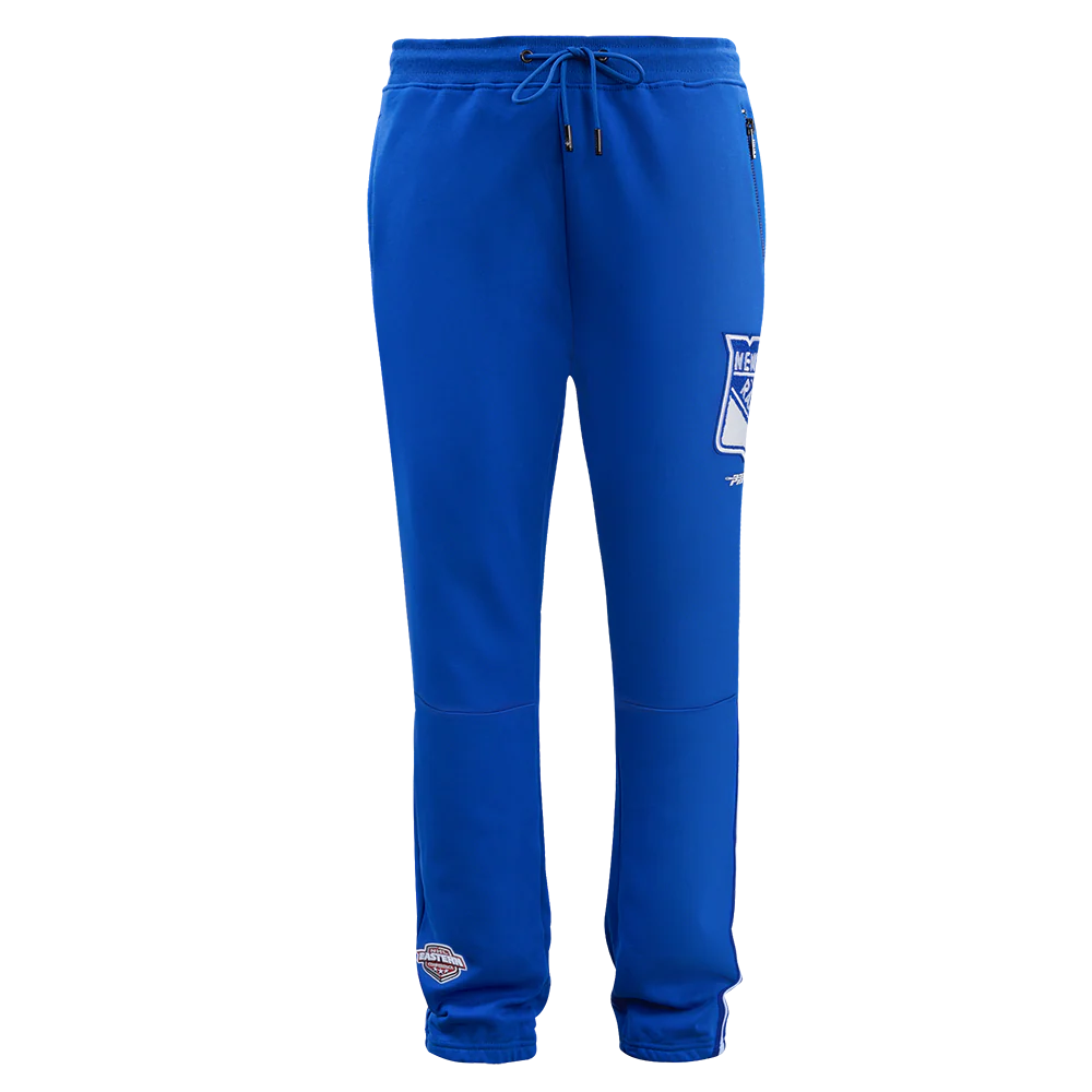 NHL NEW YORK RANGERS CLASSIC MEN'S CHENILLE DK TRACK PANT (ROYAL BLUE) - Image 2