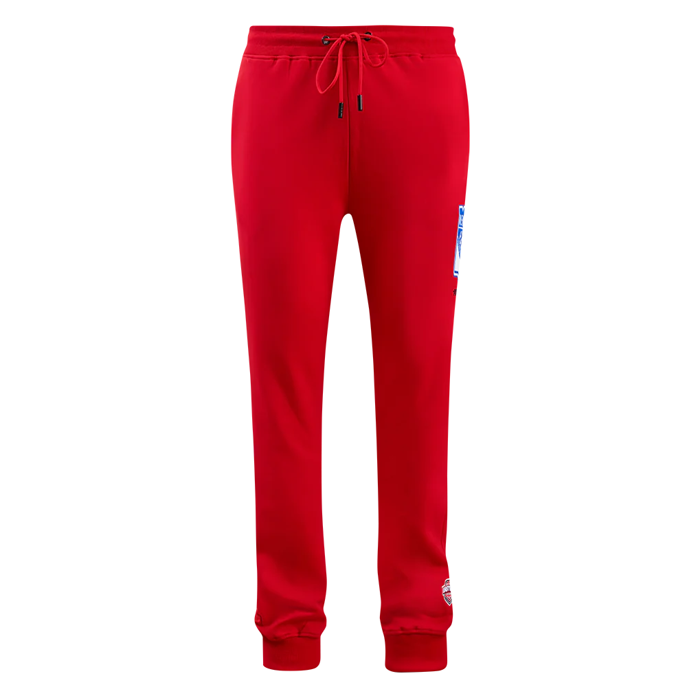 NHL NEW YORK RANGERS CLASSIC CHENILLE MEN'S JOGGER (RED) - Image 2