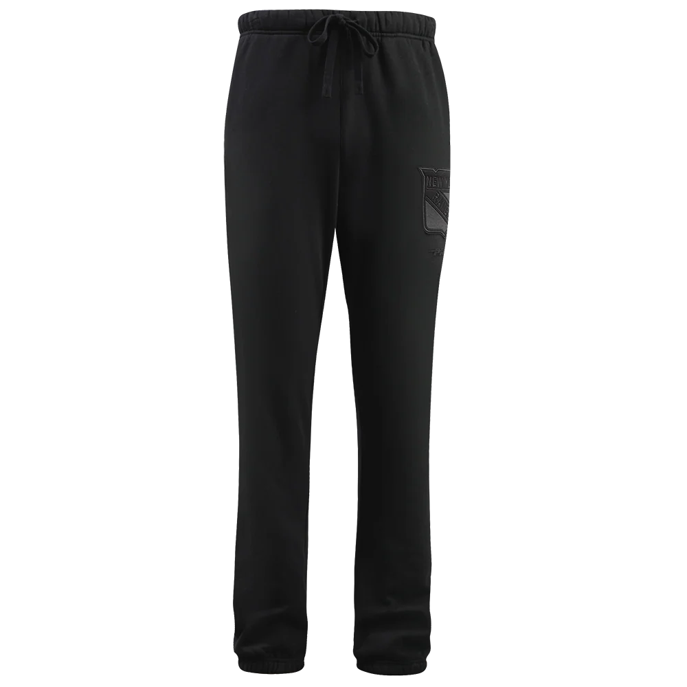 NHL NEW YORK RANGERS NEUTRAL FLEECE SWEATPANT (BLACK) - Image 7